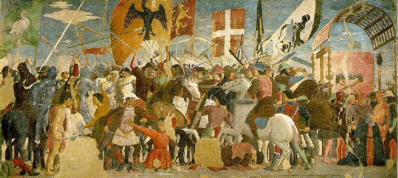 Piero della Francesca Battle between Heraclius and Chosroes Spain oil painting art